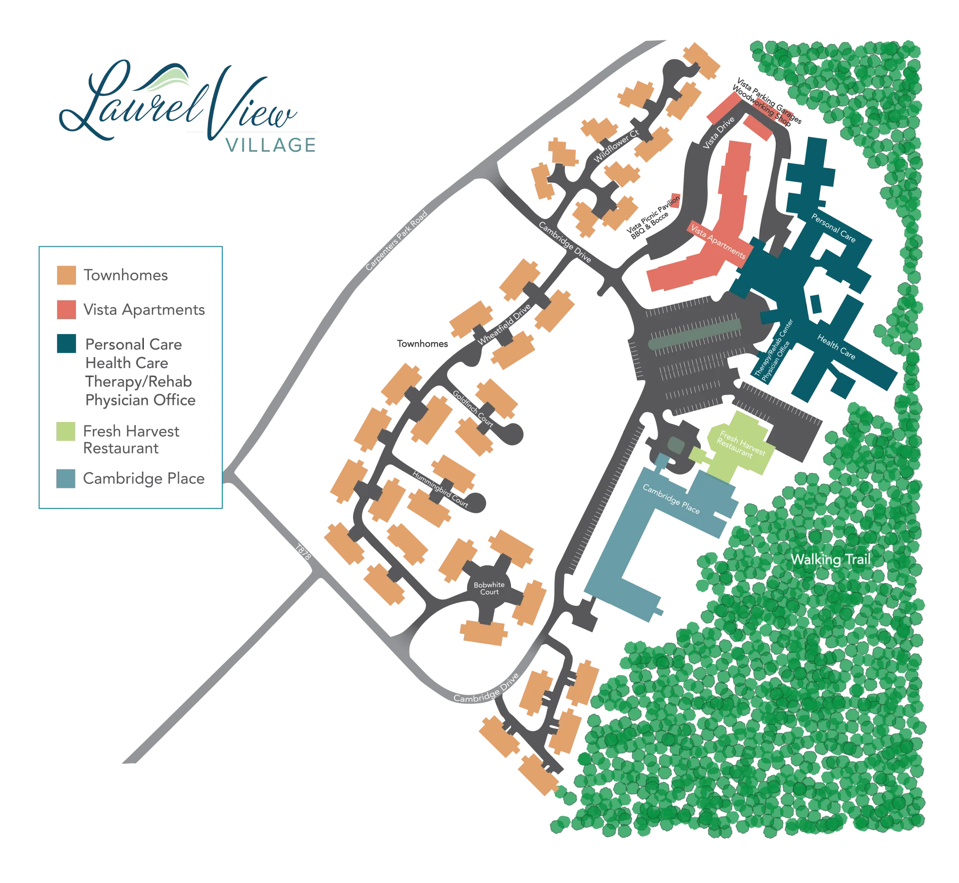 Laurel View Village Campus Map